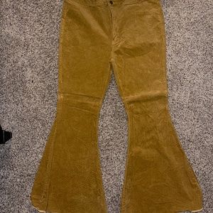 Mustard bell bottoms
